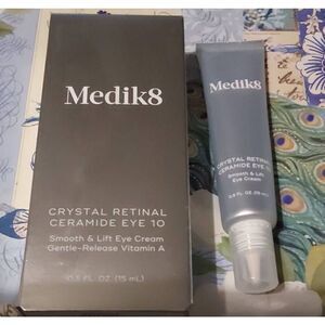 BNIB~Medik8 Crystal Retinal Ceramide Eye 10 Smooth & Lift Eye Cream~$84 Retail